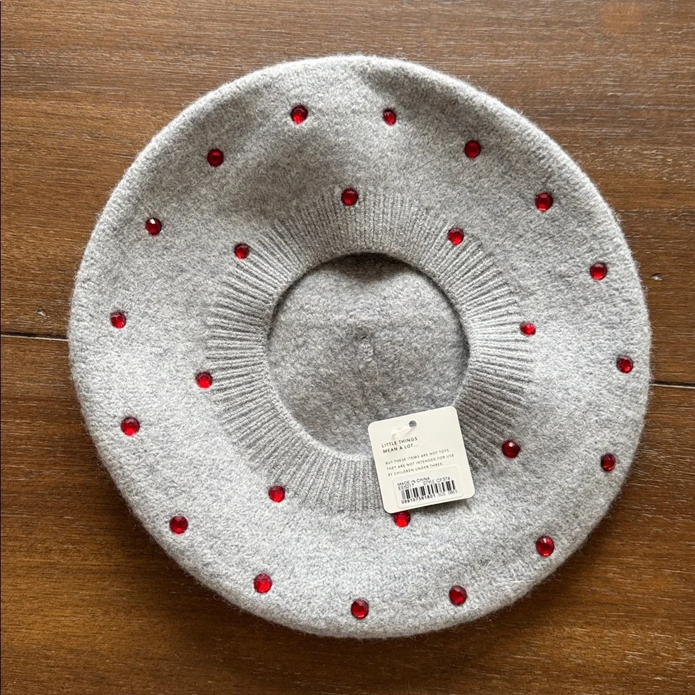 New with tag J. Crew Crewcuts Girls' embellished wool beret